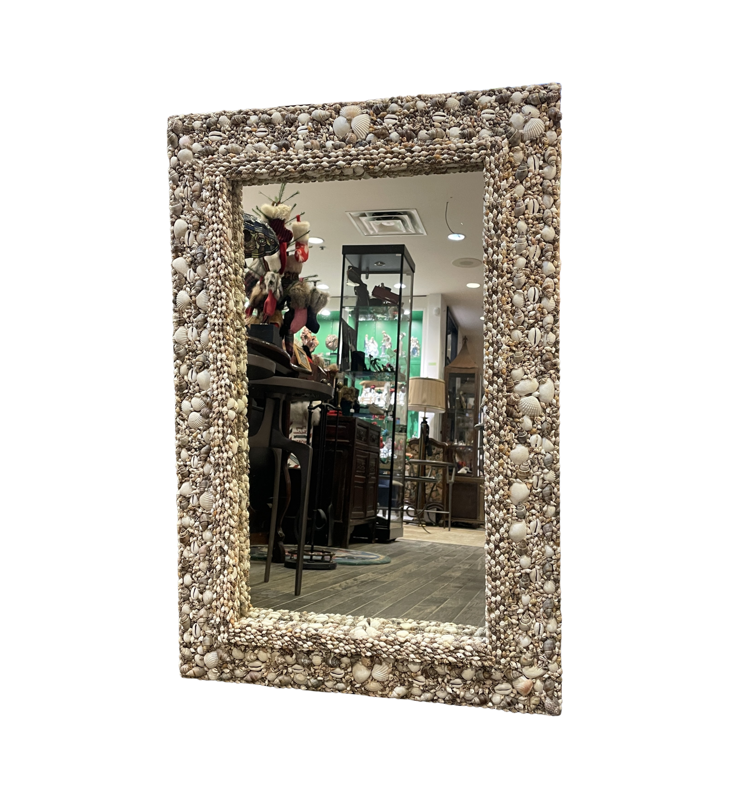 Shell Encrusted Mirror, Rectangular (0IX001)