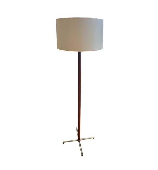 Nessen Leather Wrapped Floor Lamp (01B01Q)