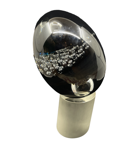 Livio Seguso Murano Glass Egg on Pedestal (0KT004)