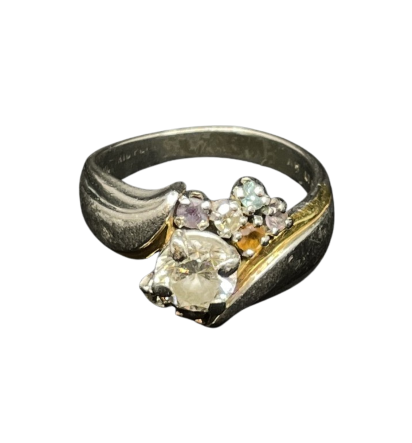 Diamond and Platinum Grandmother's Ring (0IM001)
