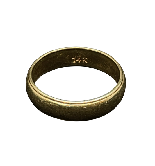 14K gold band (0IM00D)
