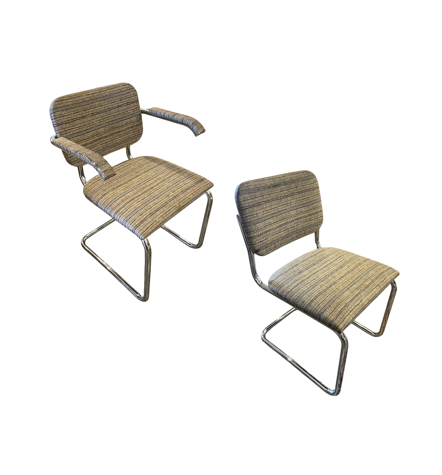 Marcel Breuer "Cesca" Cantilever Chairs for Knoll, Set of 6, Signed (0LN009)