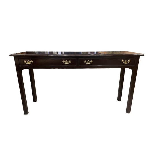 Stickley Sheraton Two Drawer Console, AS IS (0IW002)