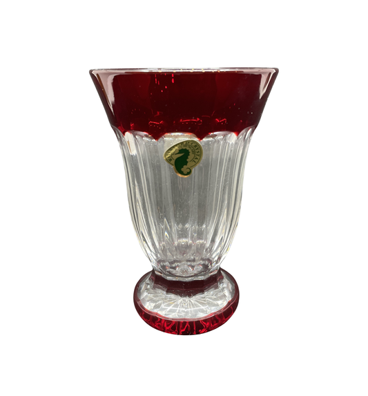 Waterford Cut Back Red Bud Vase (0HY007)