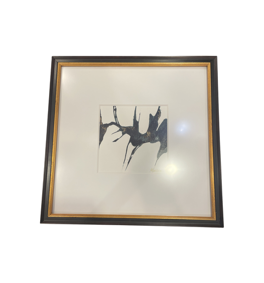 Mary Sullivan (1937-2024) "Shift" Ink and Gold Dust (0N9002)