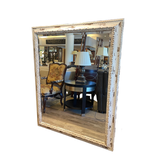 White Shabby Chic Oversized Mirror (0N200V)