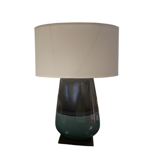 Arteriors "Deagan" Blue Glazed Lamp (0IV00U)