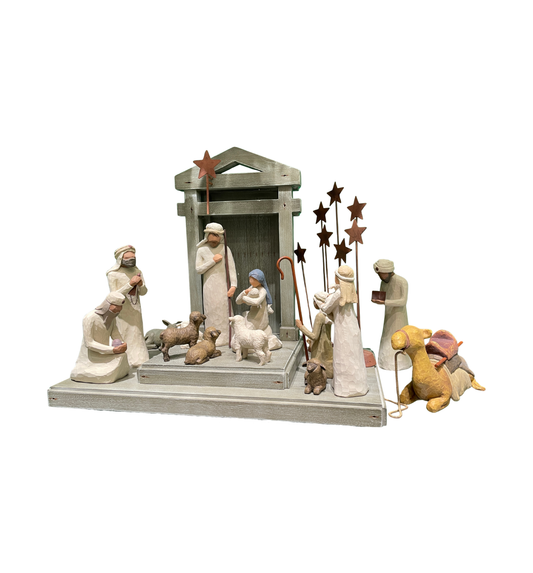 Willow Tree Nativity, 17 pieces AS IS (0CM004)