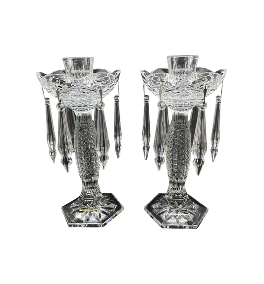 Waterford Tara Candelabras, a pair (0OO00O)