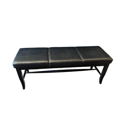 ColorShop Leather Bench, AS IS (Two available 0NX00H 0NX00I)
