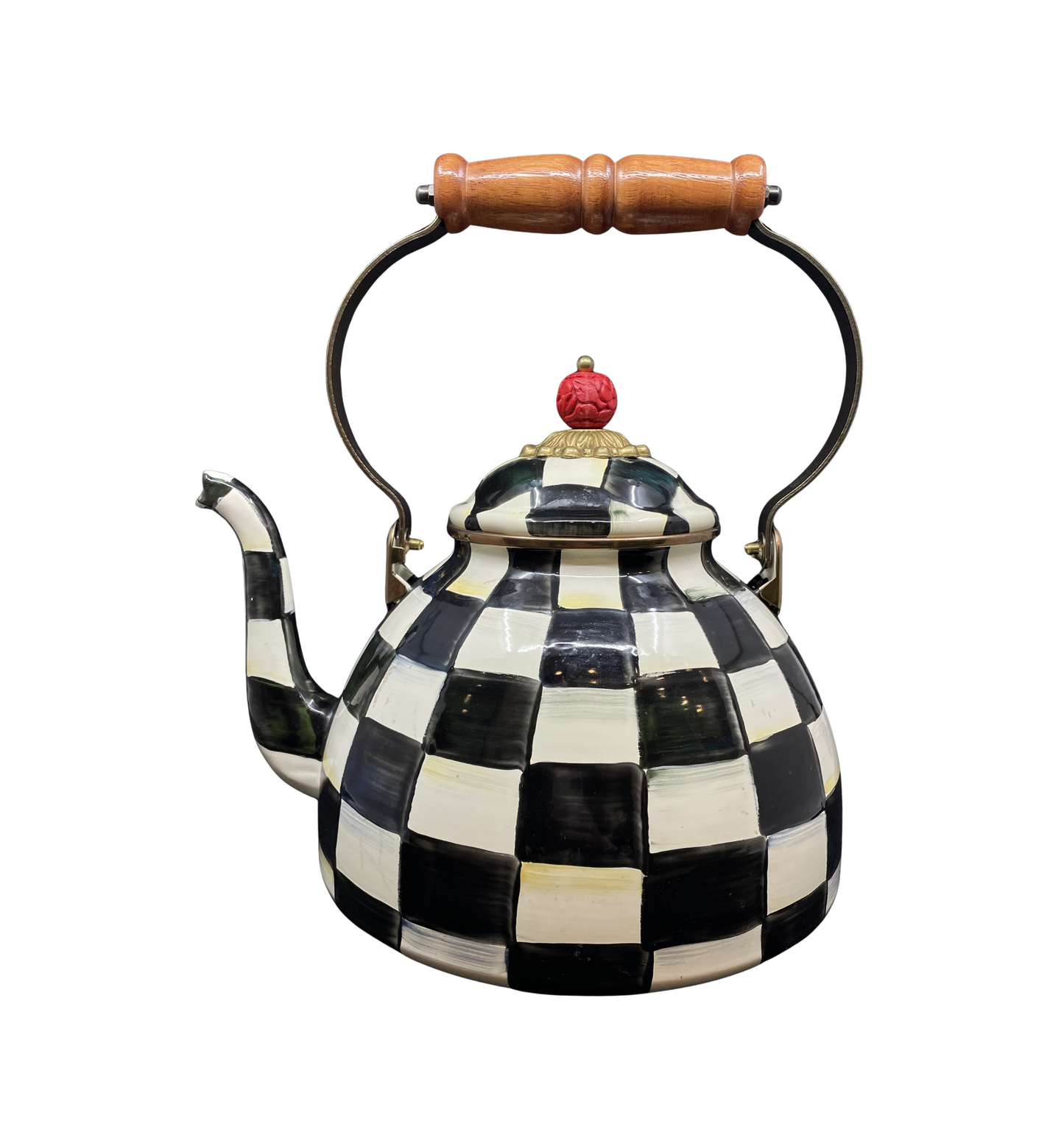 Mackenzie-Childs Courtly Check 3qt Teapot (0OO002)