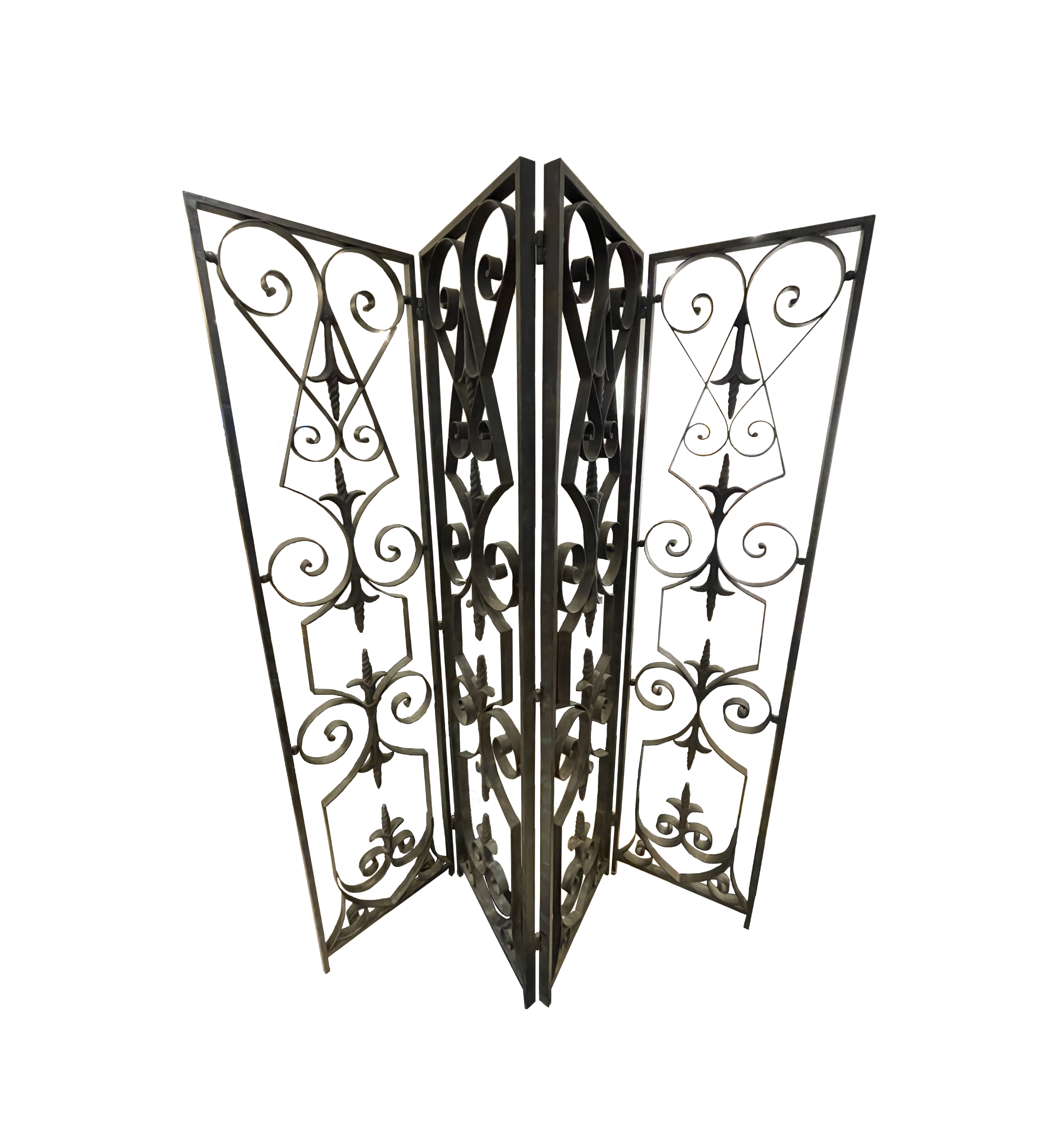 French Iron 4 Panel Room Divider (0JR007) – The Perfect Thing