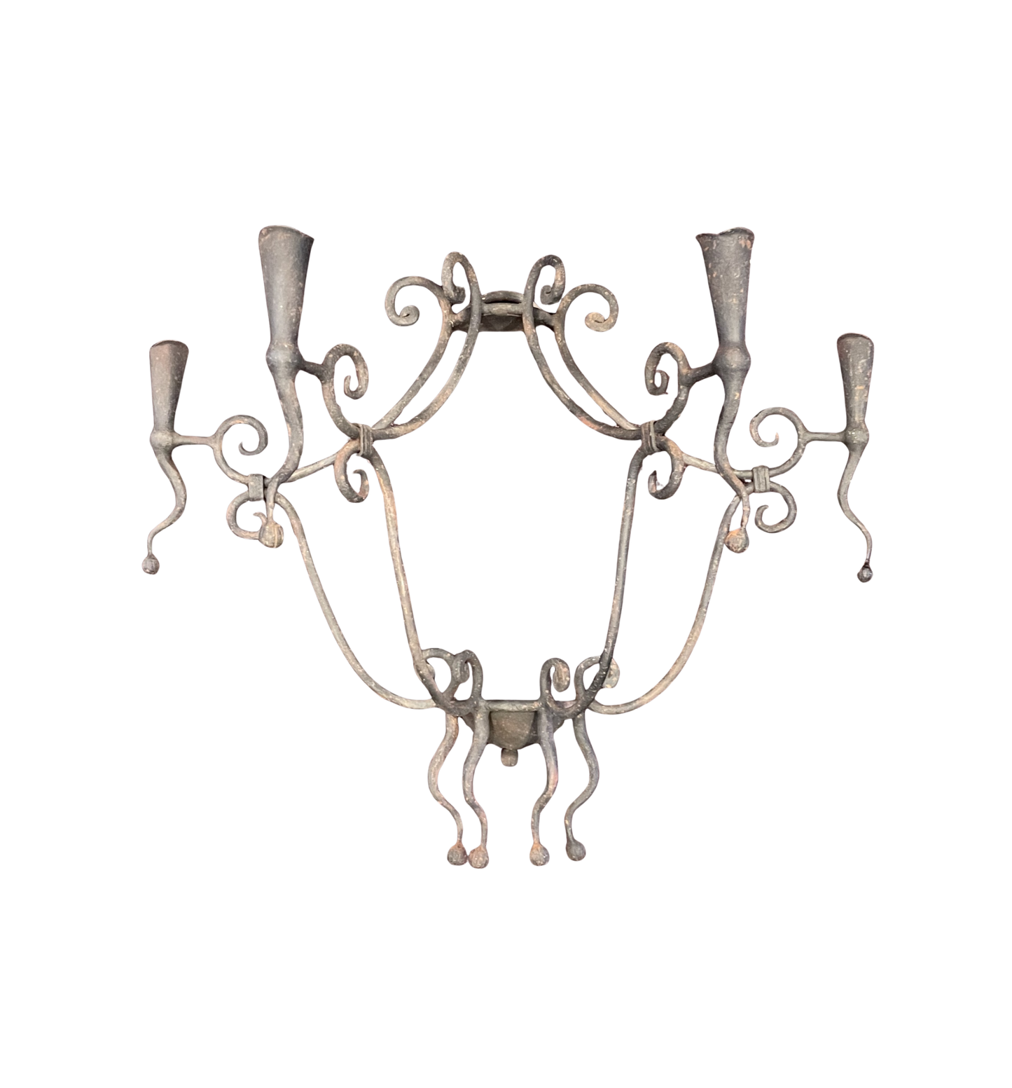 Wrought Iron Wall Candelabra (0JL02G)