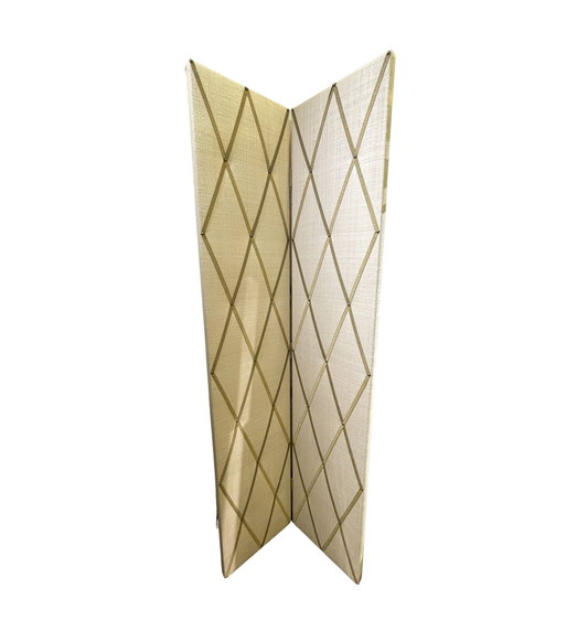 Linen Upholstered Two Panel Room Divider (Two available 0KP00H and 0KP00I)