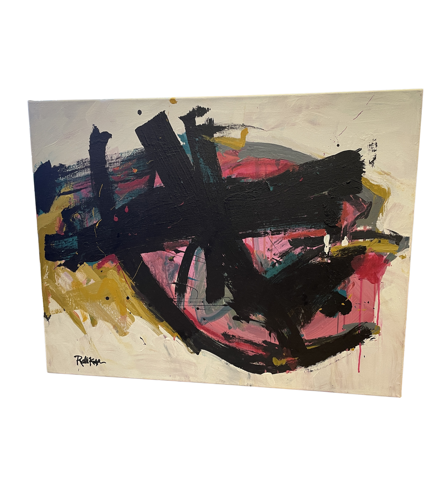 Robbie Kemper Abstract, Acrylic on Canvas (0GF00Z)