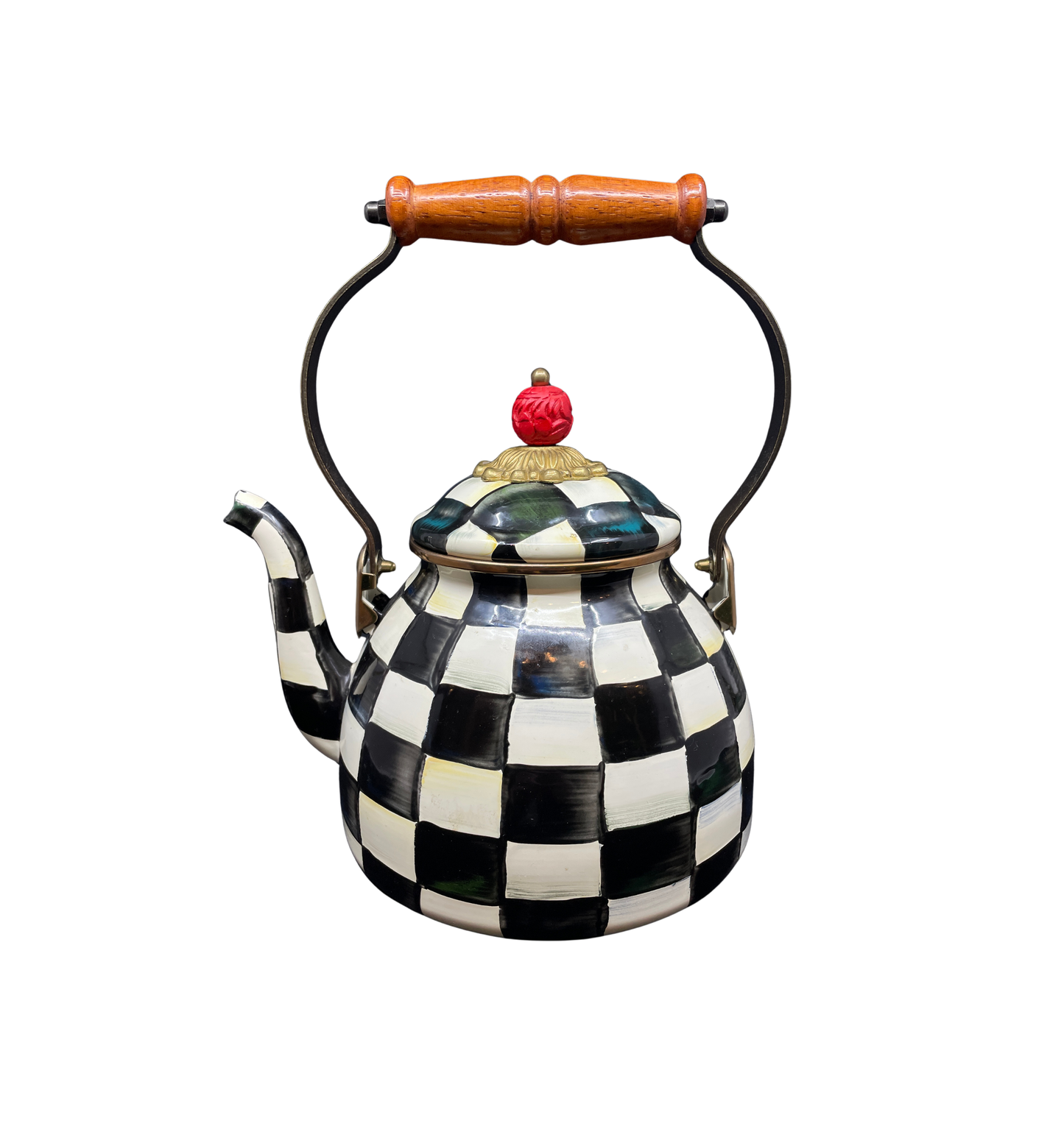 Mackenzie-Childs Courtly Check 2qt Teapot (0OO003)
