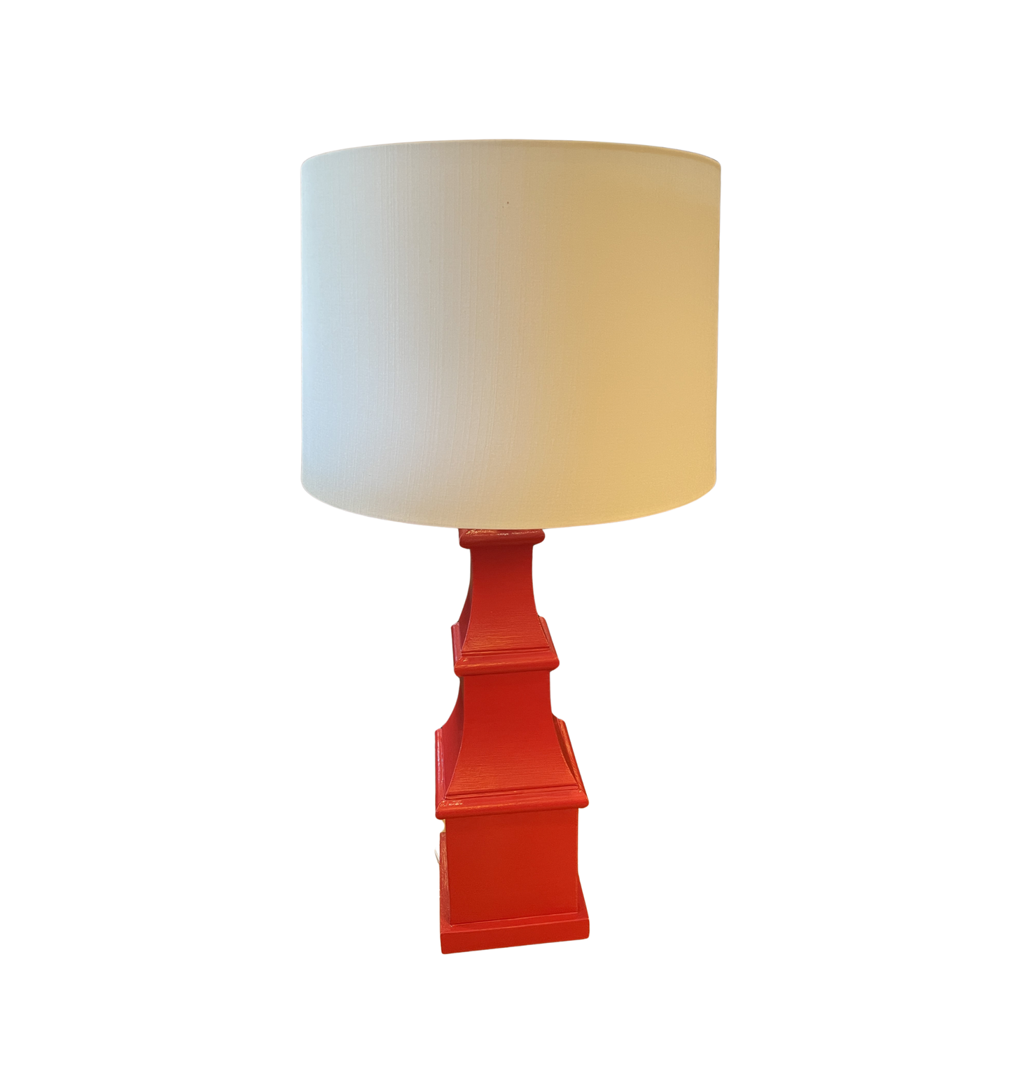 Worlds Away Allegra Lamp in Red, Pagoda Shape (0JC00T)