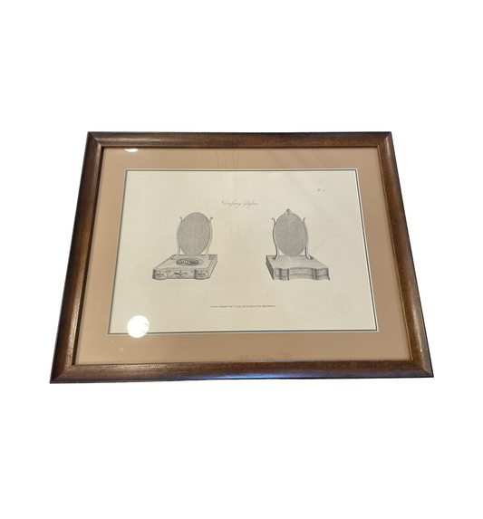 I&J Taylor Copperplate Folio Reproduction Print, Dressing Glasses (03T007)