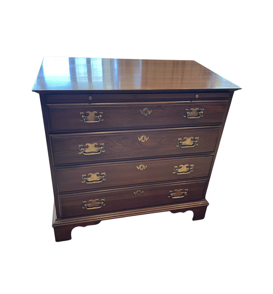 Henkel Harris Block Front Mahogany 5 Drawer Chest (0C401P)