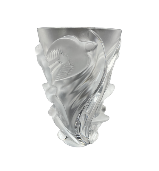 Lalique Martinets Vase NO BOX (0LW002)