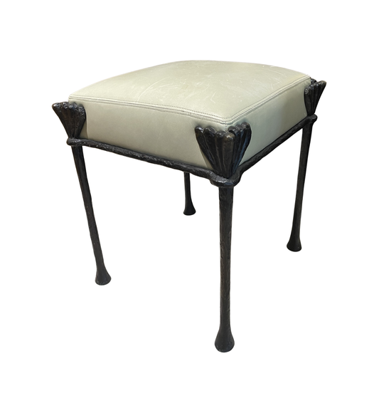 Philippe Anthonioz Bronze Ottoman, #91 Signed (0O4002)