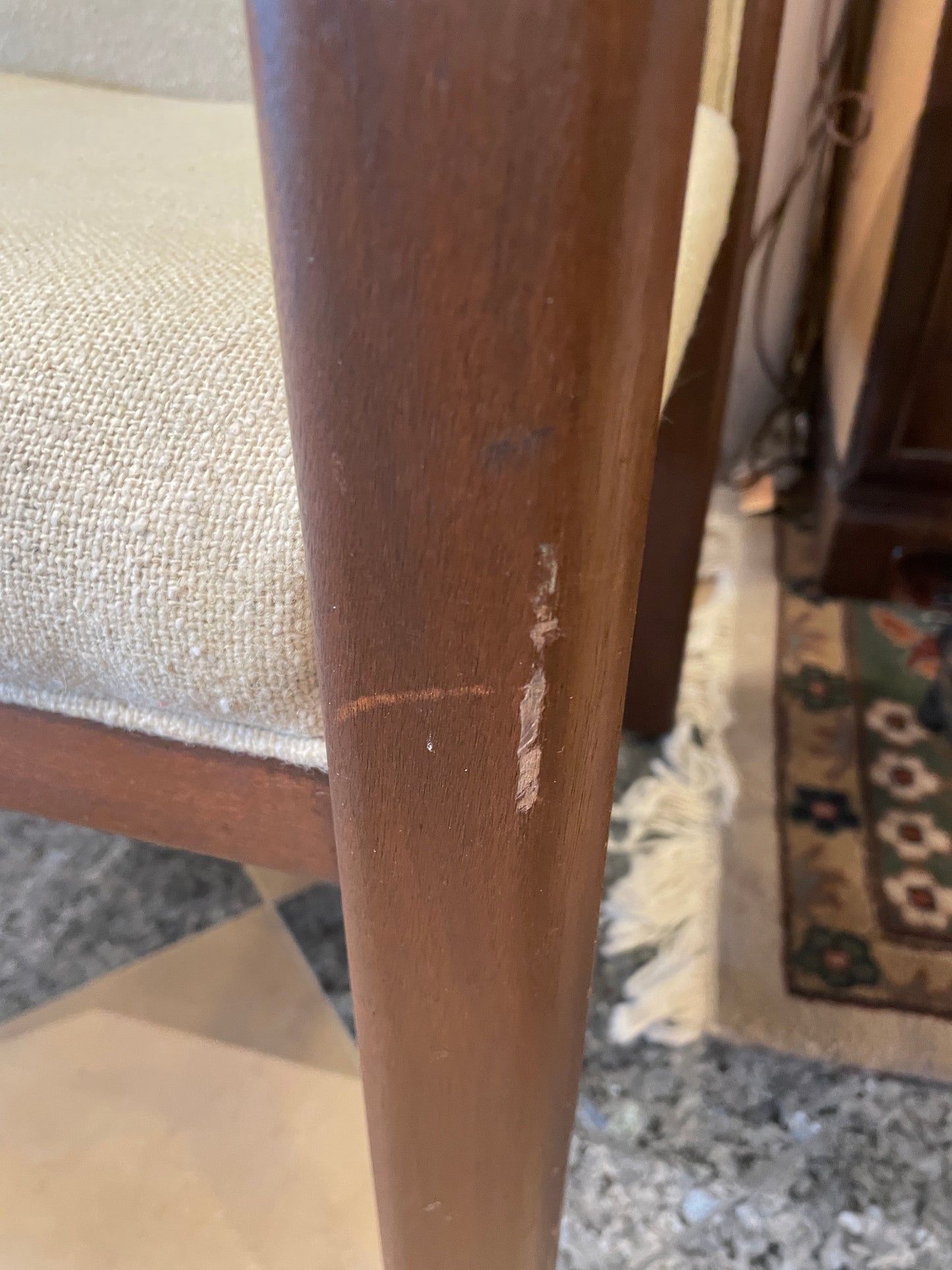 Jules Heumann for Metropolitan Furniture Company Mid Century Chairs, a pair AS IS (0JL030)