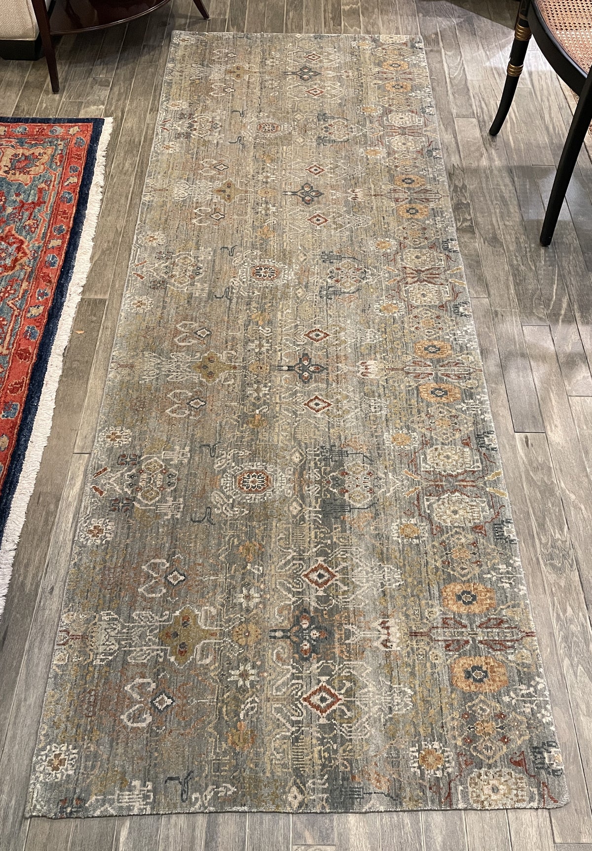 Tunisian Design Wool Runner, 2'11" x 8'2" (0QL004)