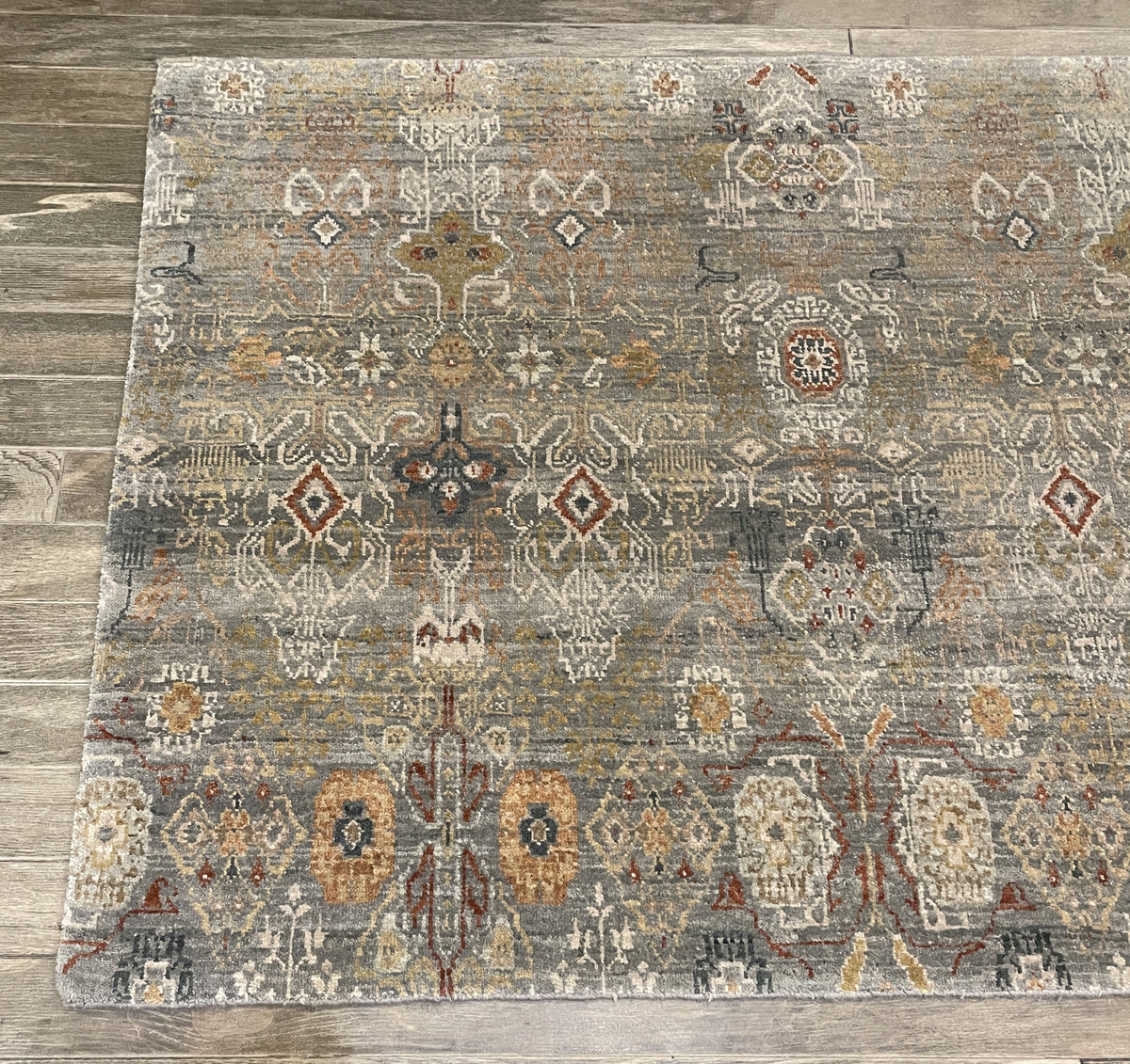 Tunisian Design Wool Runner, 2'11" x 8'2" (0QL004)