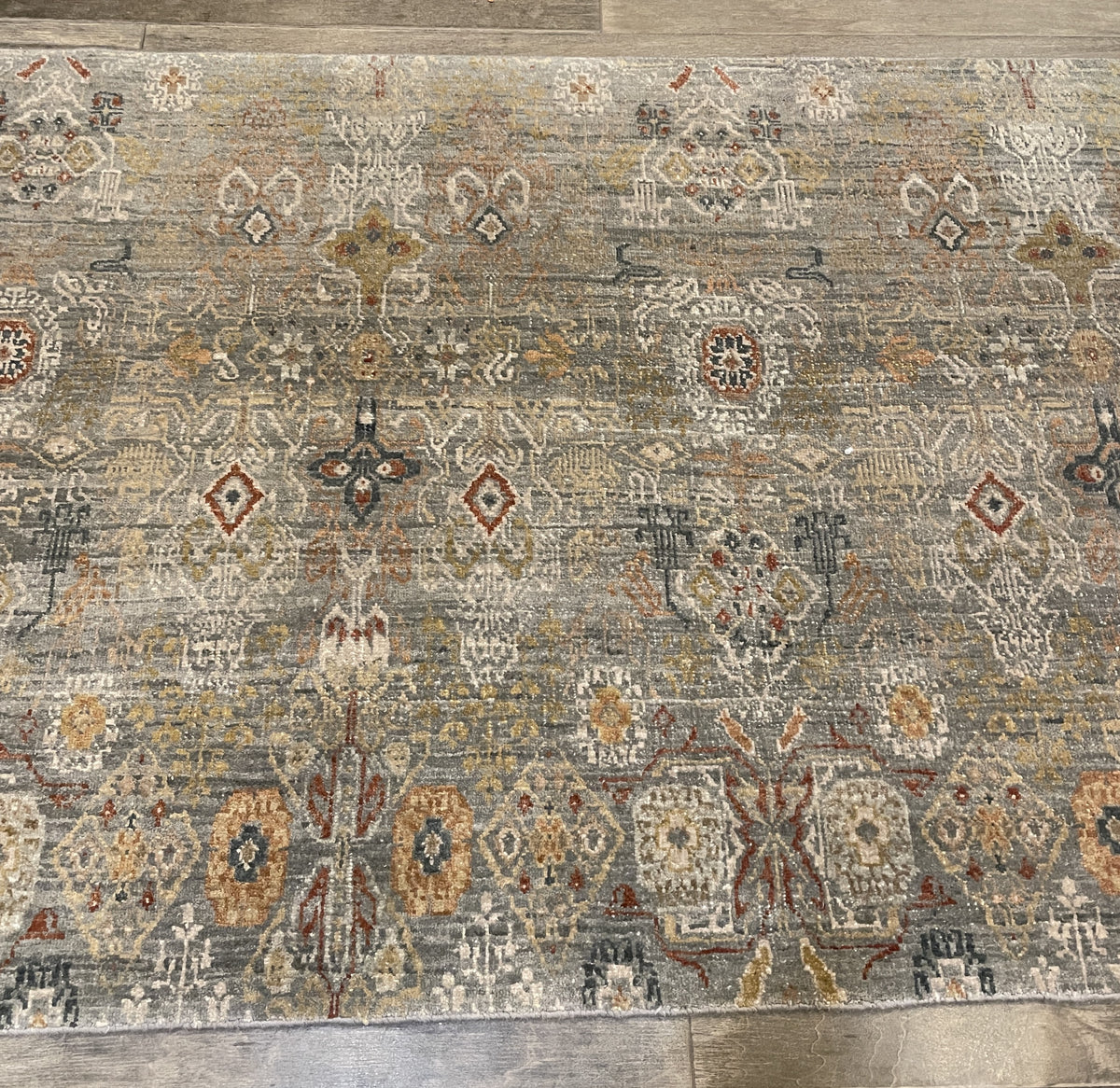 Tunisian Design Wool Runner, 2'11" x 8'2" (0QL004)