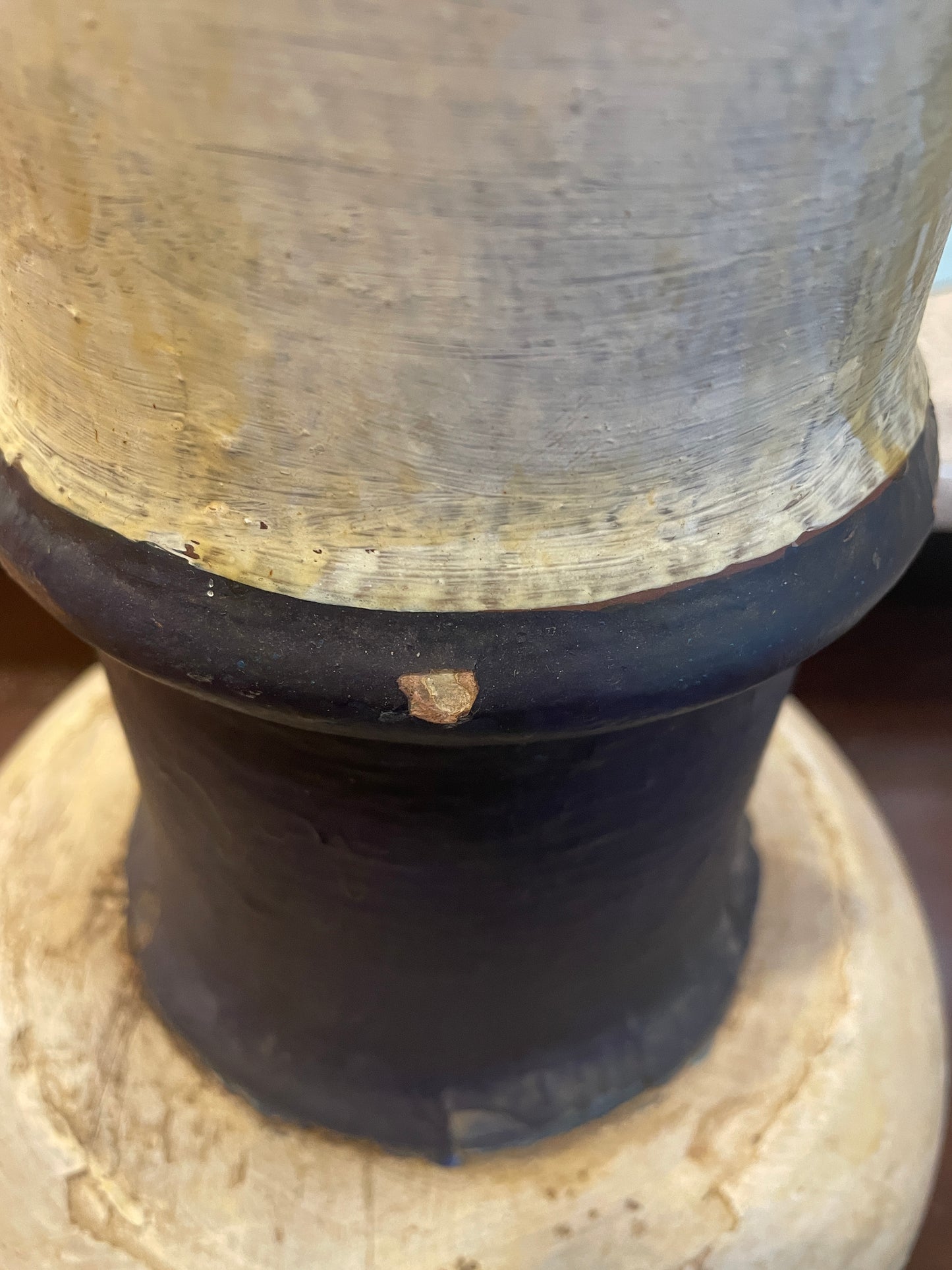 Folk Art Carved Uncle Sam on Oil Barrel (02J00H)