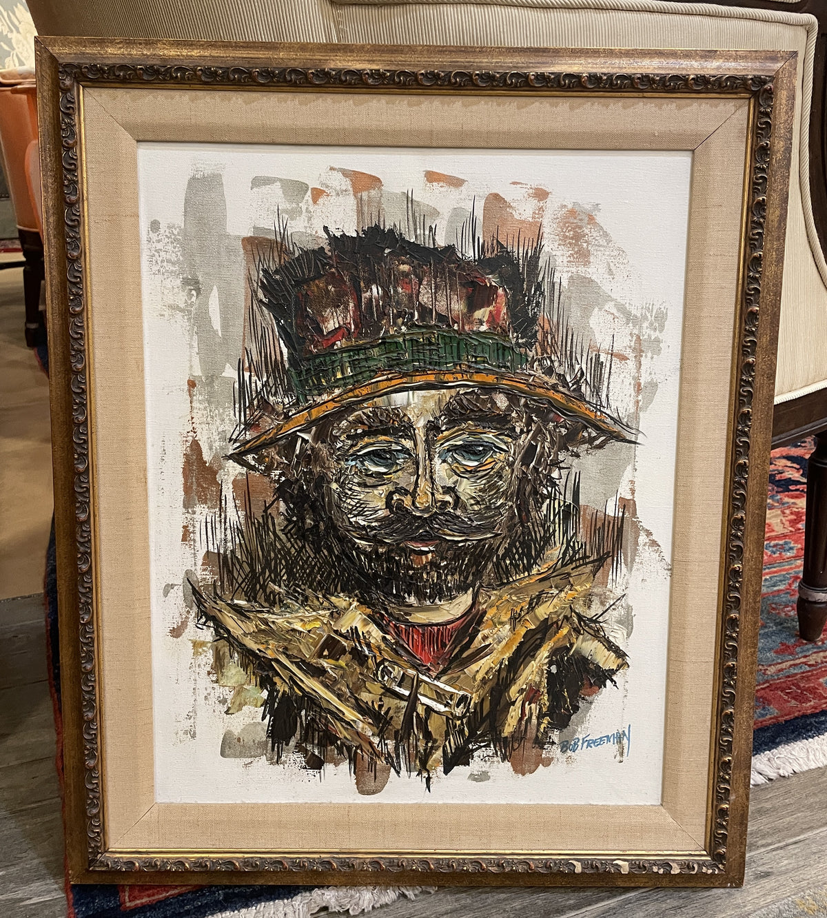 Bob Freeman Acrylic of Man (0QR003)