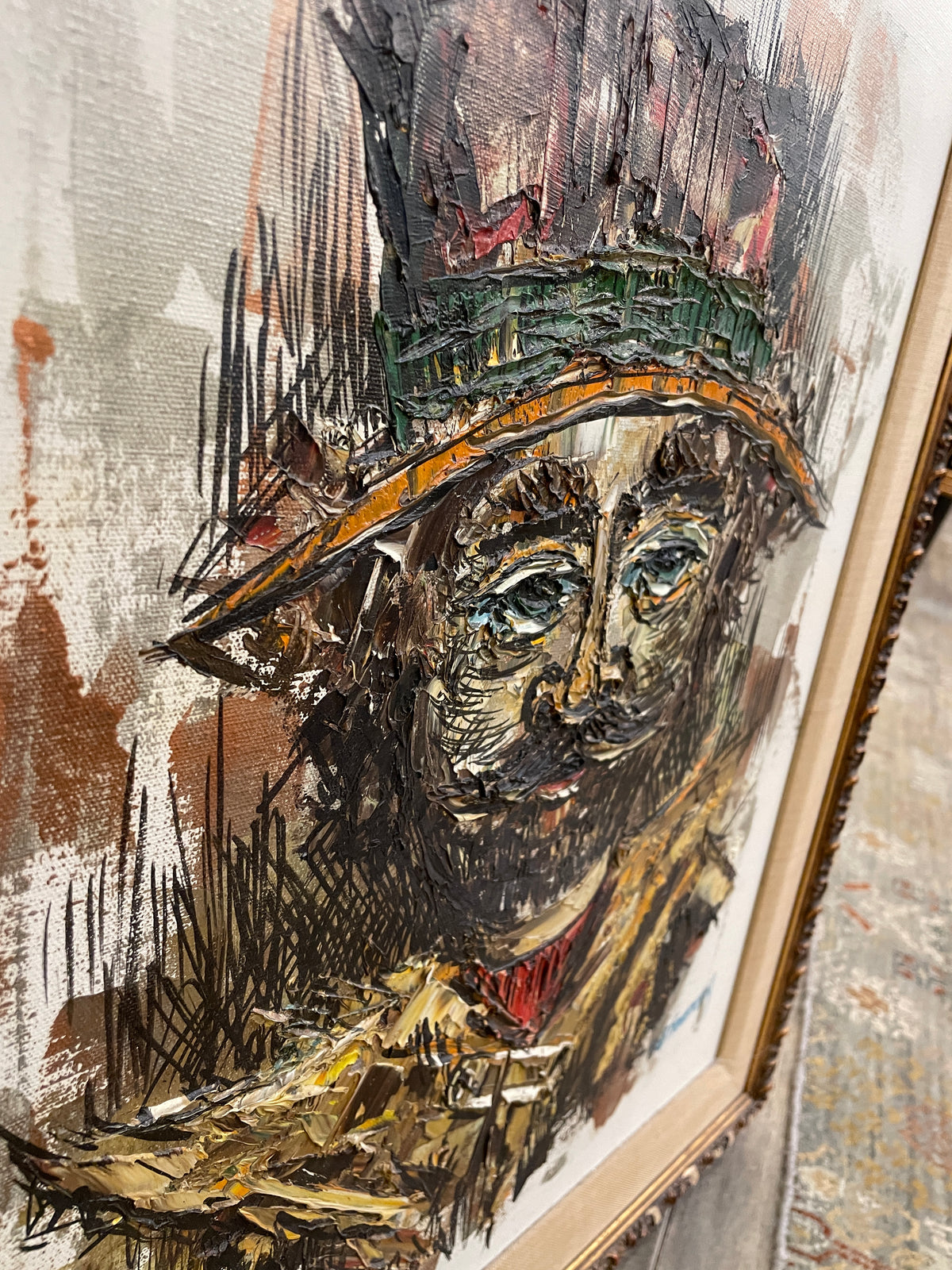Bob Freeman Acrylic of Man (0QR003)