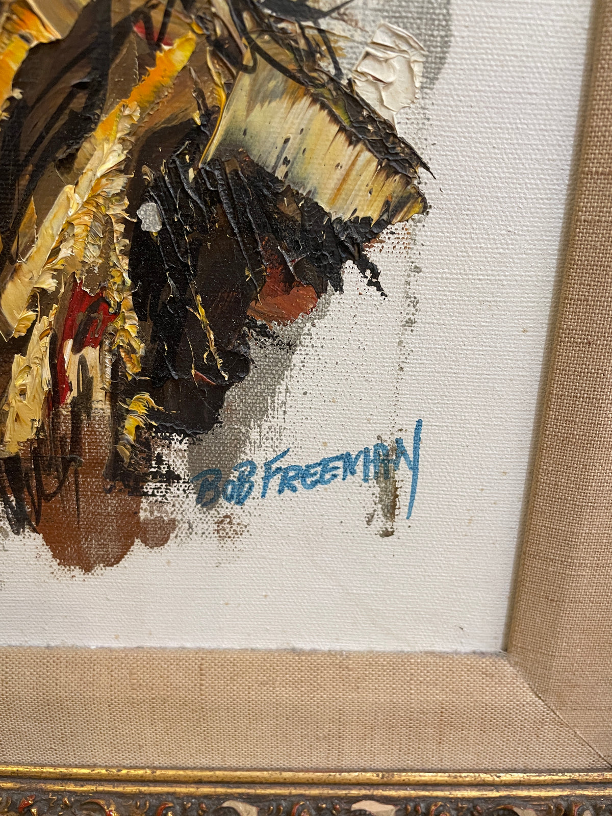 Bob Freeman Acrylic of Man (0QR003)