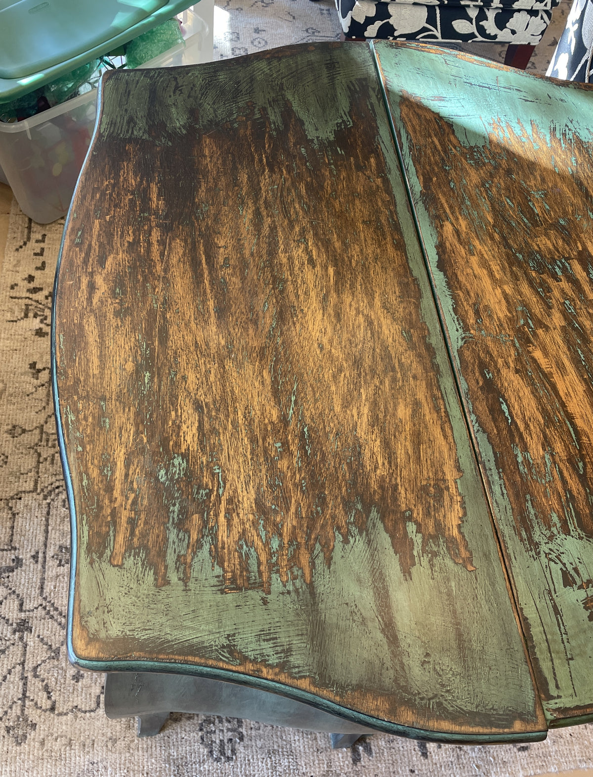 Faux Finished Bombe Chest (Two available 0QP01H 0QP01I)