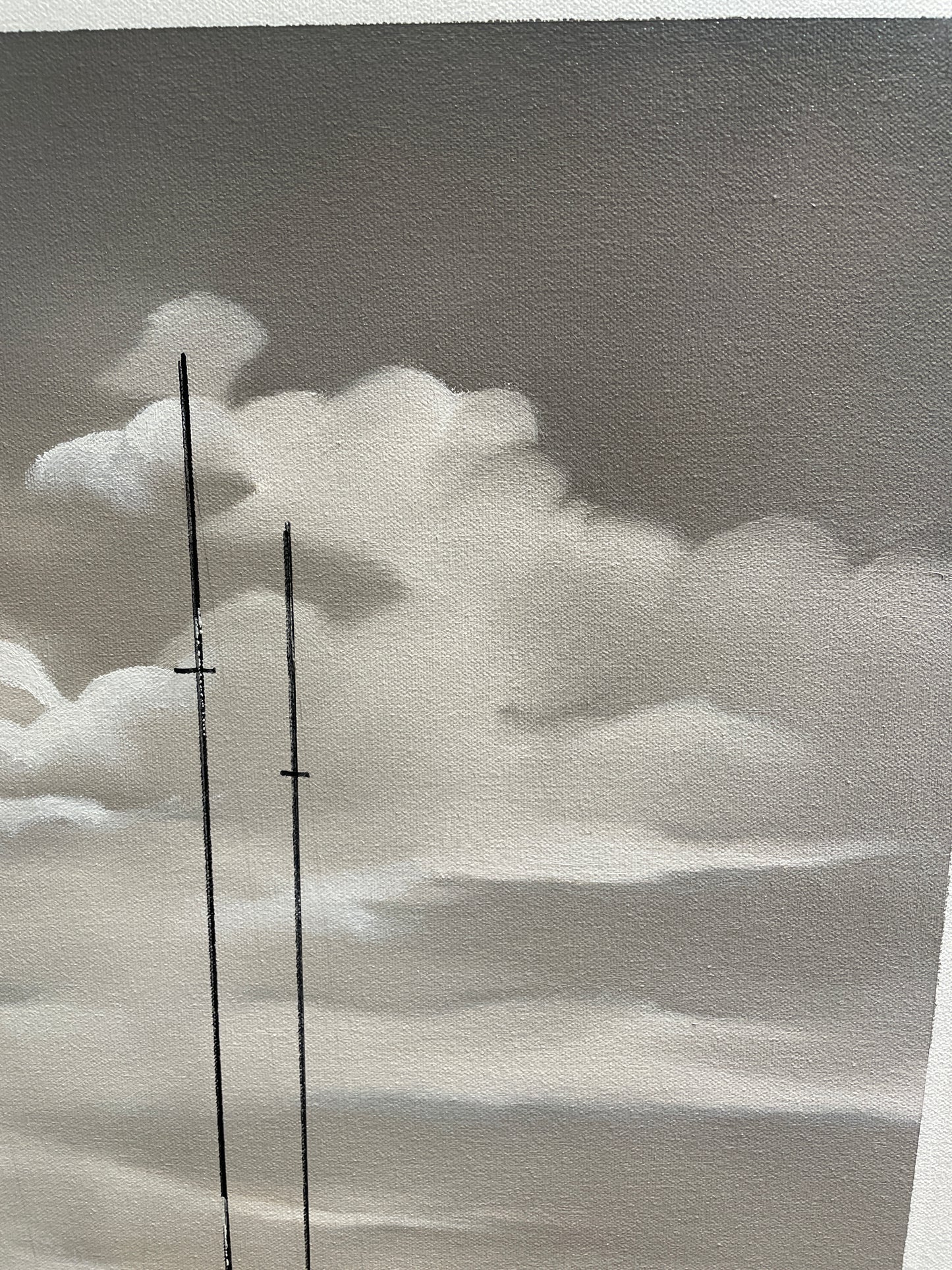 Boats on Canvas, signed (0IV01H)