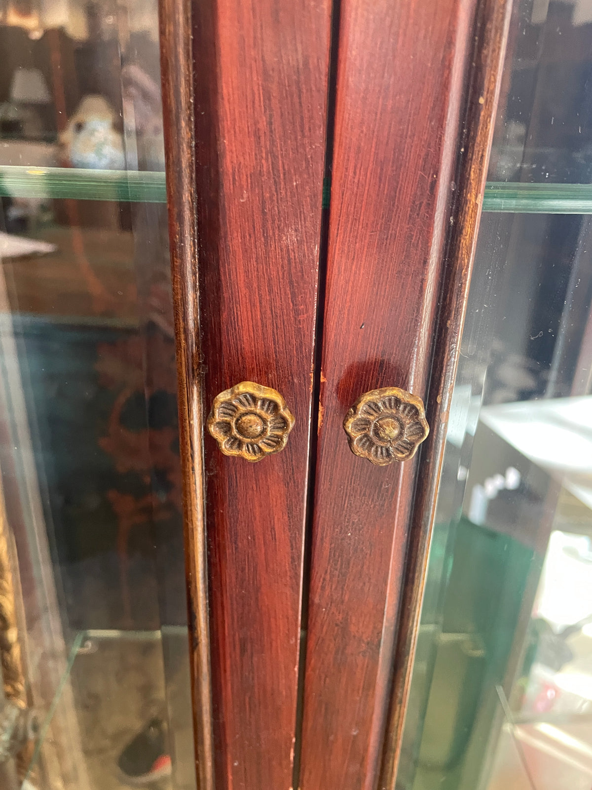 Two Door Curio Cabinet, narrow (0QP01M)