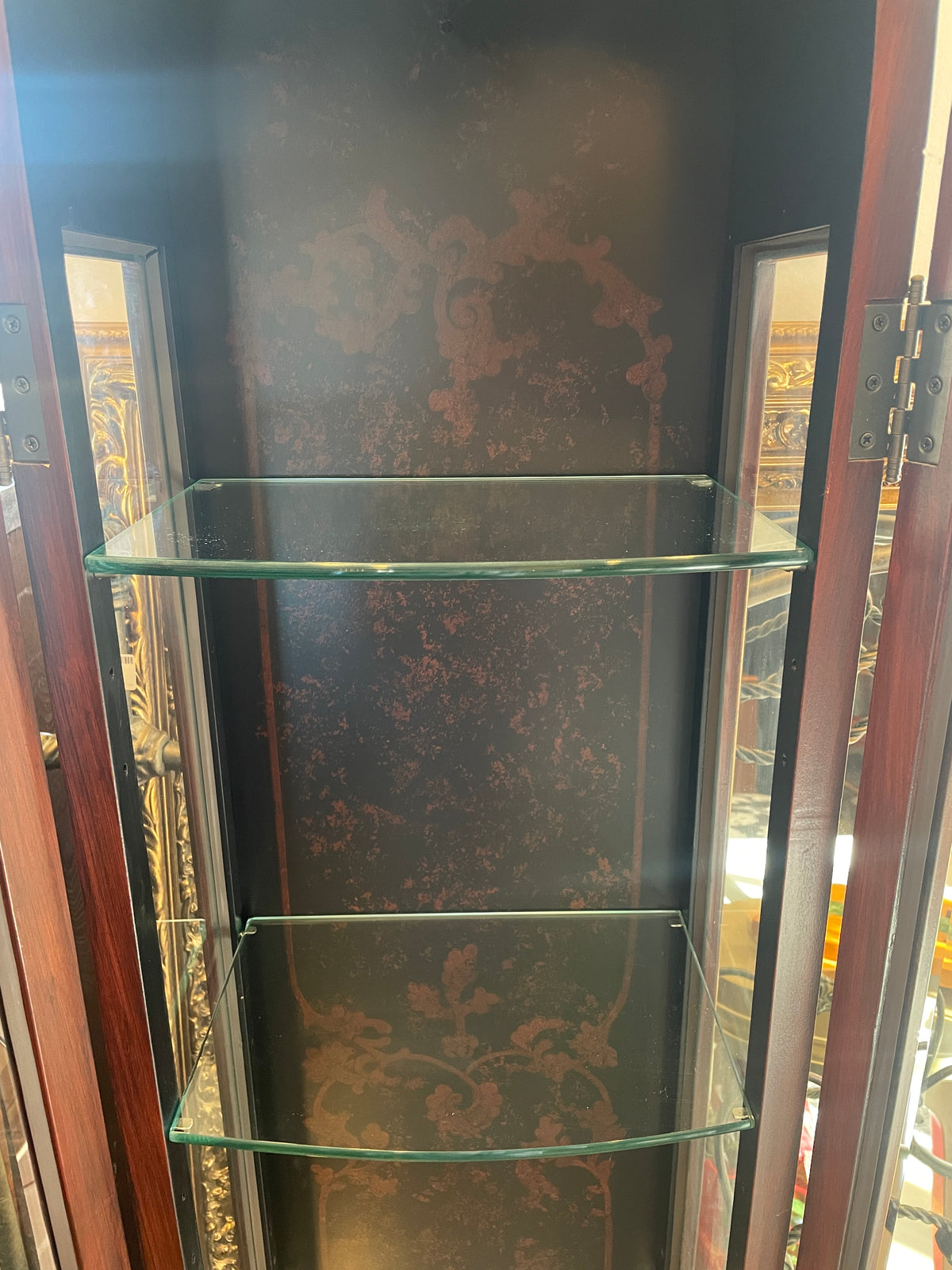 Two Door Curio Cabinet, narrow (0QP01M)