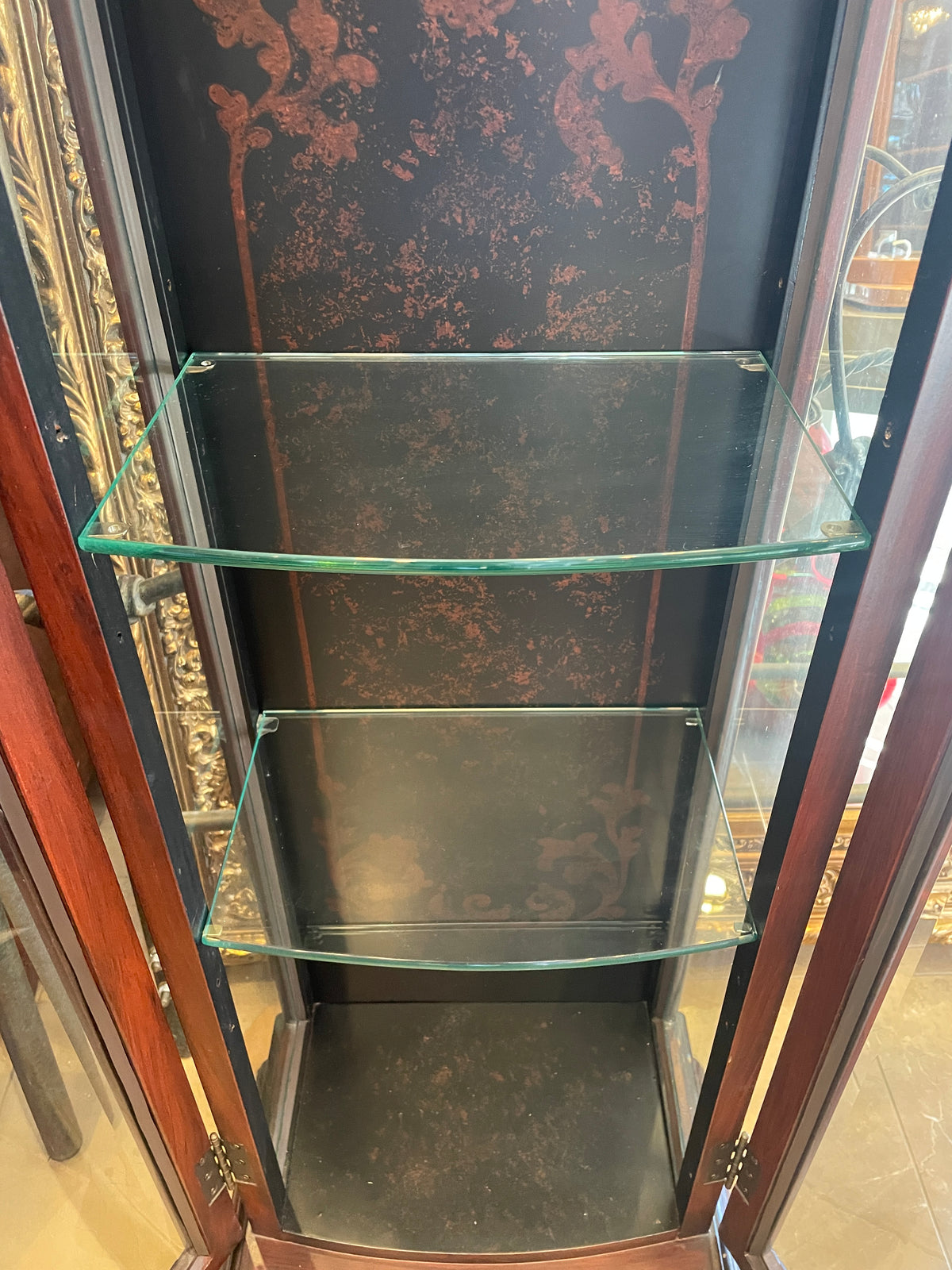 Two Door Curio Cabinet, narrow (0QP01M)