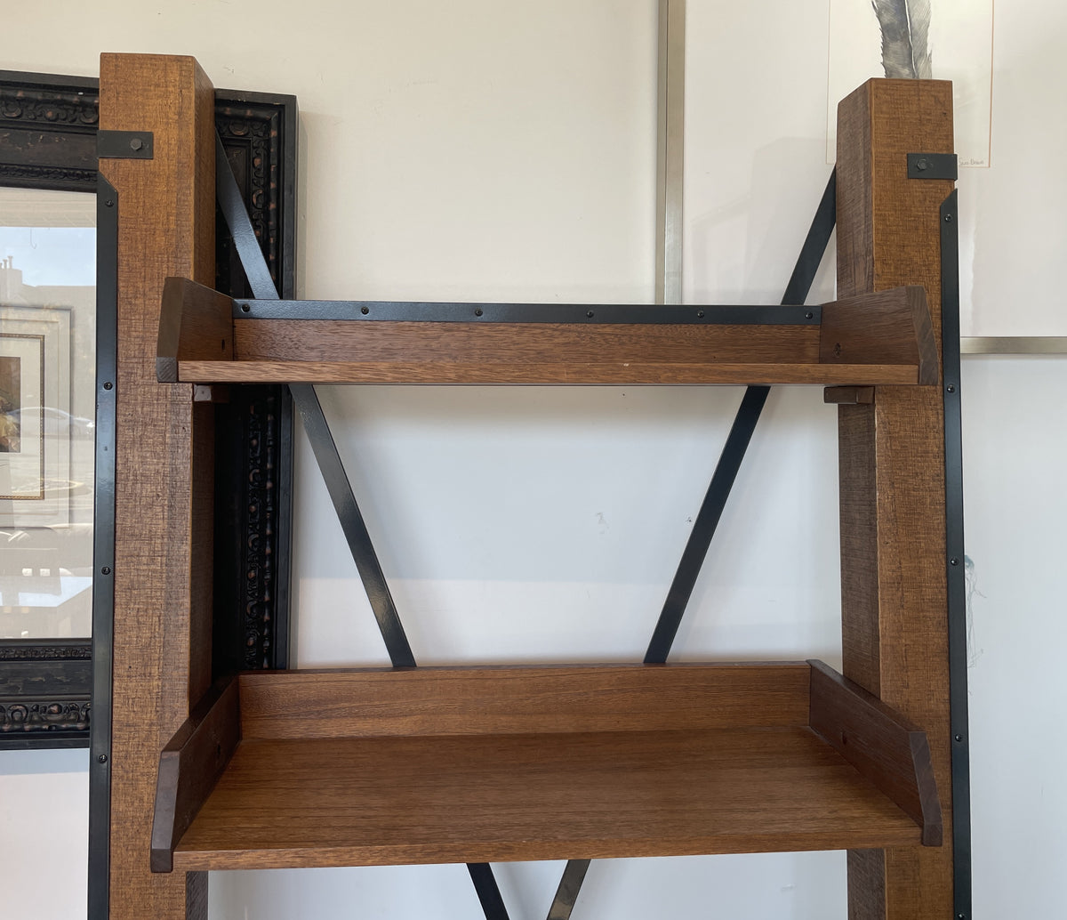 Industrial Leaning Bookcase (0NX00D)