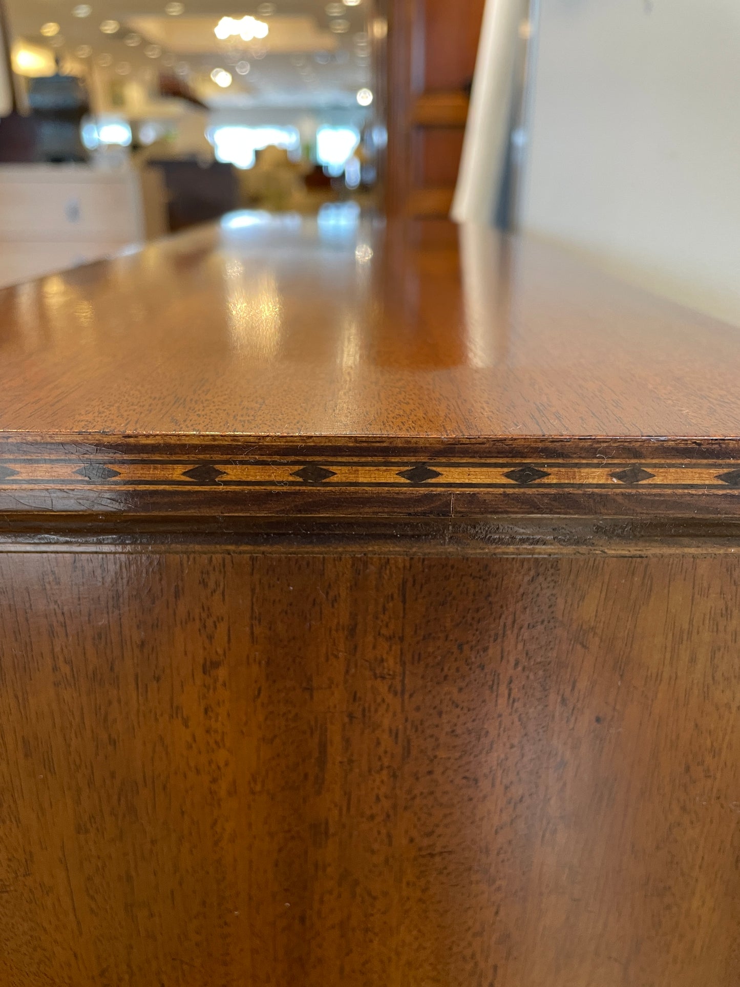 20th Century Mahogany Hepplewhite Ladies Writing Desk AS IS (0B0001)