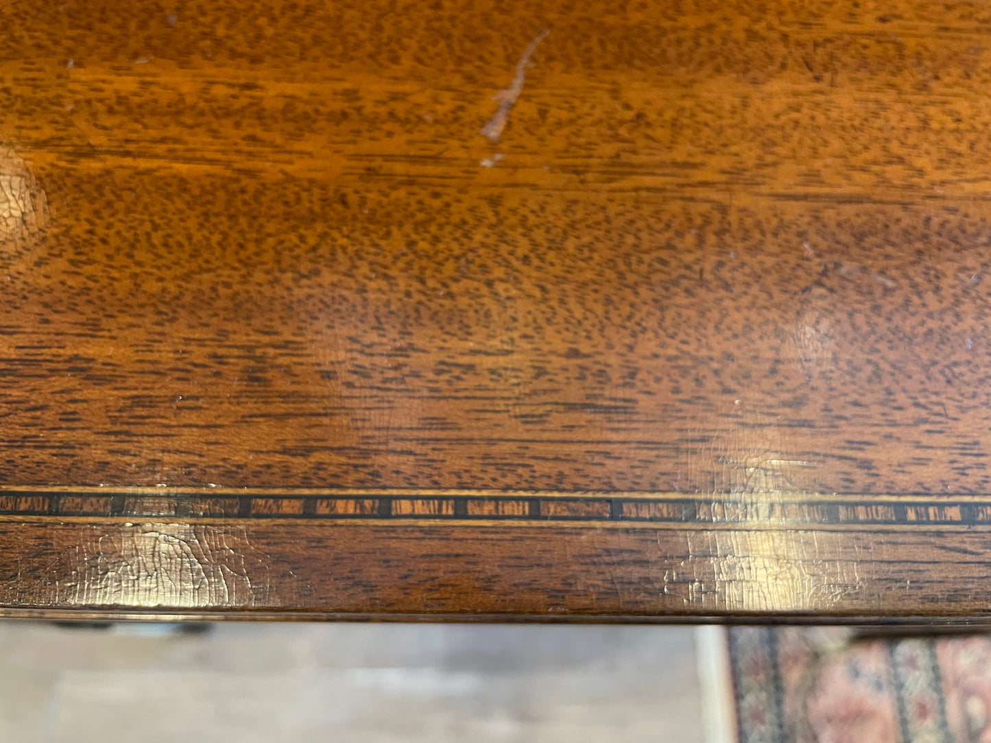 20th Century Mahogany Hepplewhite Ladies Writing Desk AS IS (0B0001)