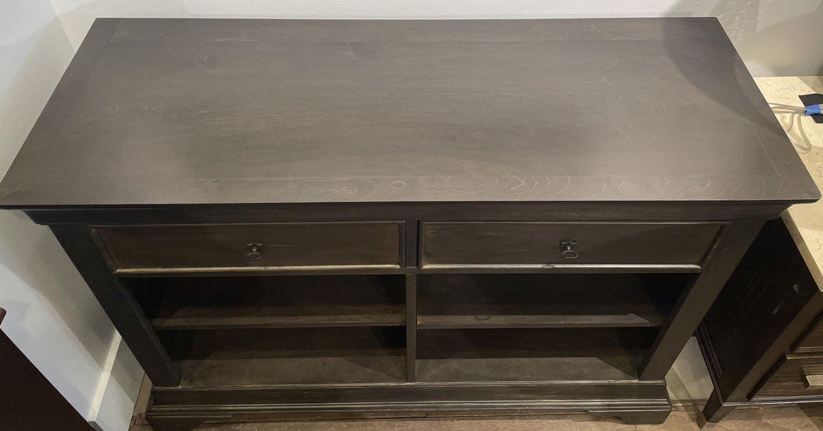 Two Drawer Low Bookshelf/Sideboard (0NX00T)