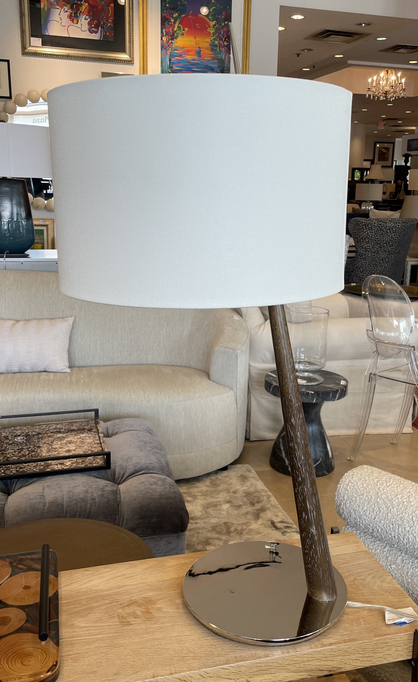 Barbara Barry Stylus Large Angled Table Lamp by Visual Comfort (09V006)