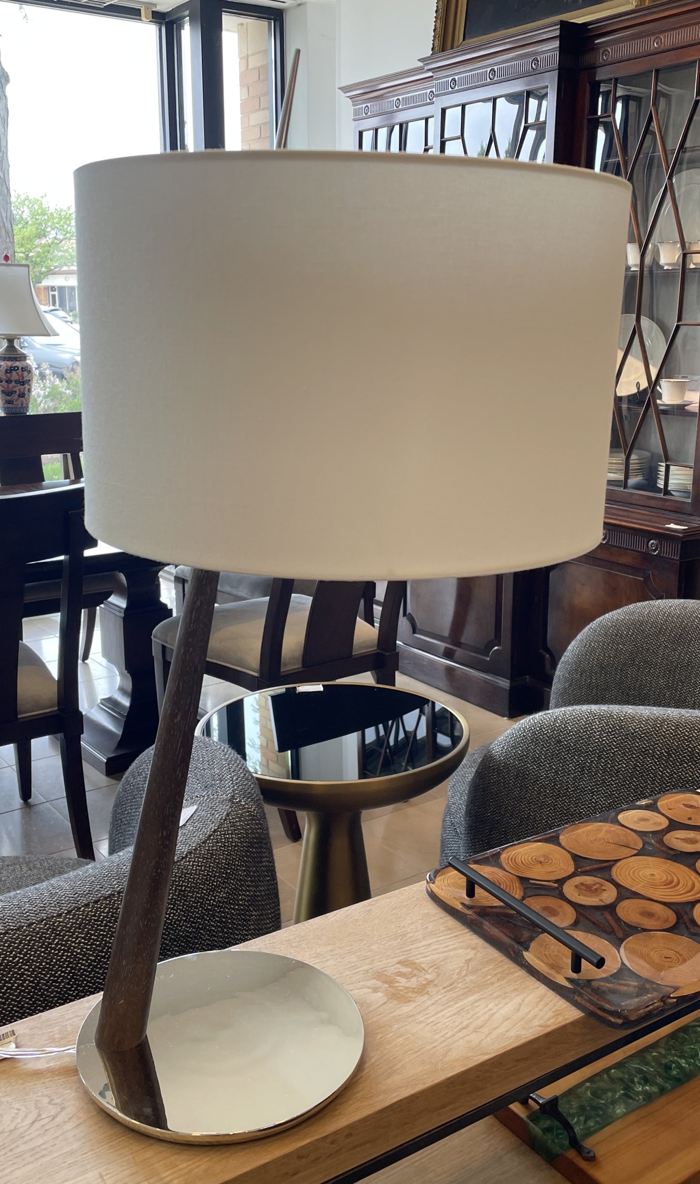 Barbara Barry Stylus Large Angled Table Lamp by Visual Comfort (09V006)