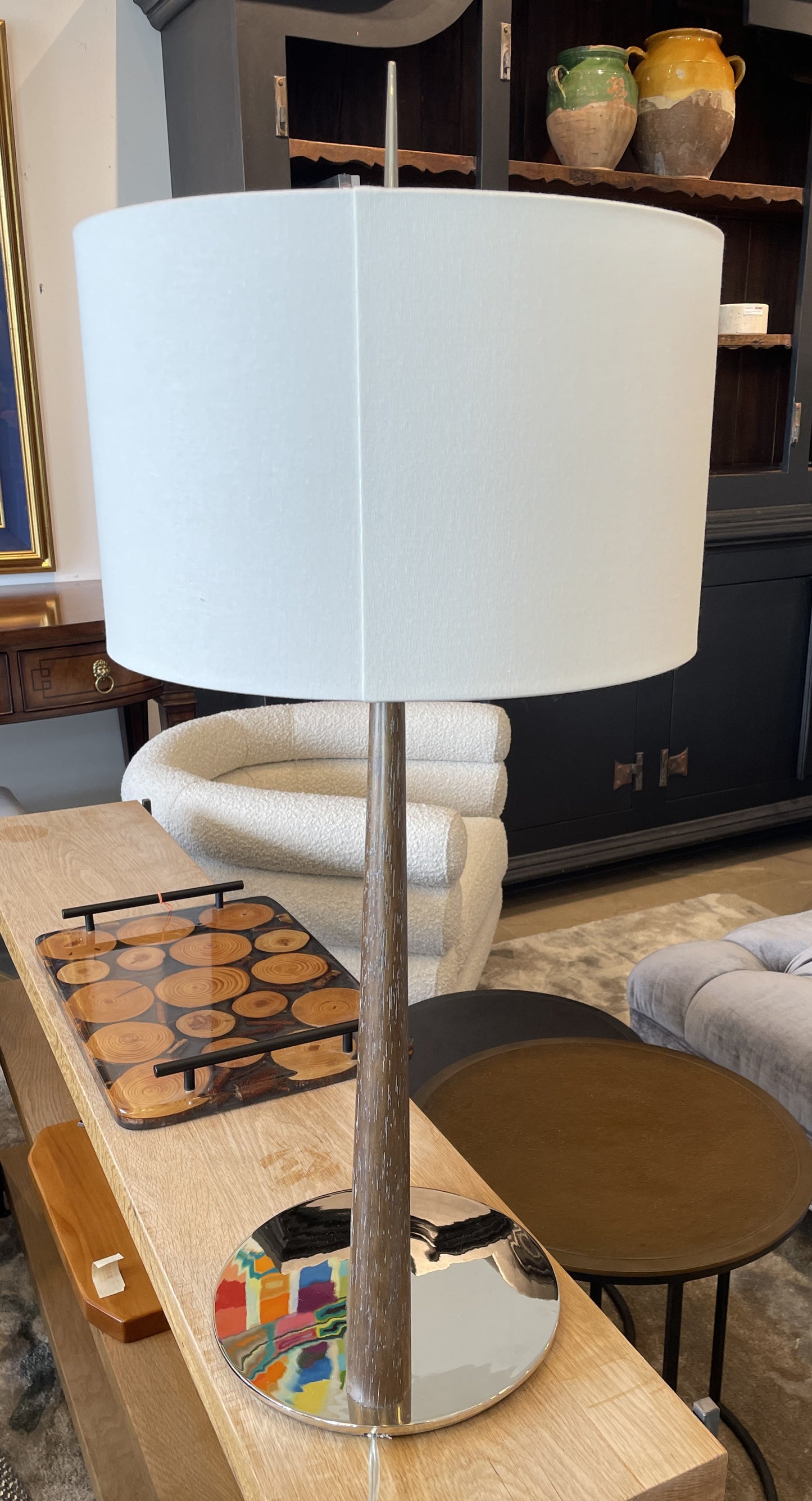 Barbara Barry Stylus Large Angled Table Lamp by Visual Comfort (09V006)