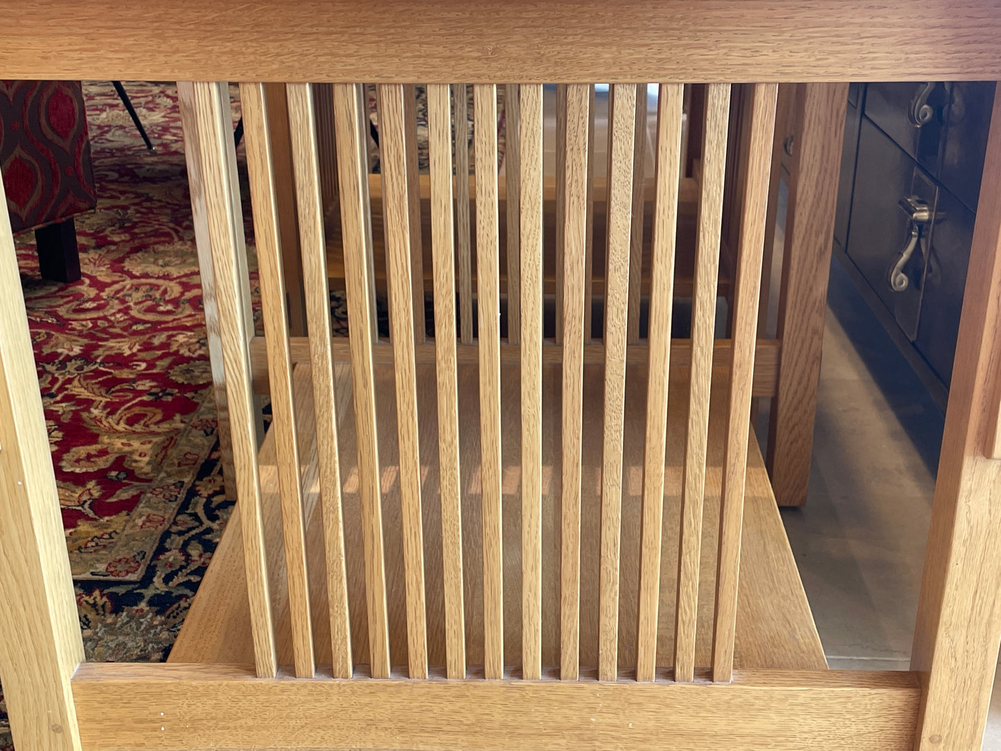 Stickley Oak Lamp Table (Two available 0MV001 and 0MV002)