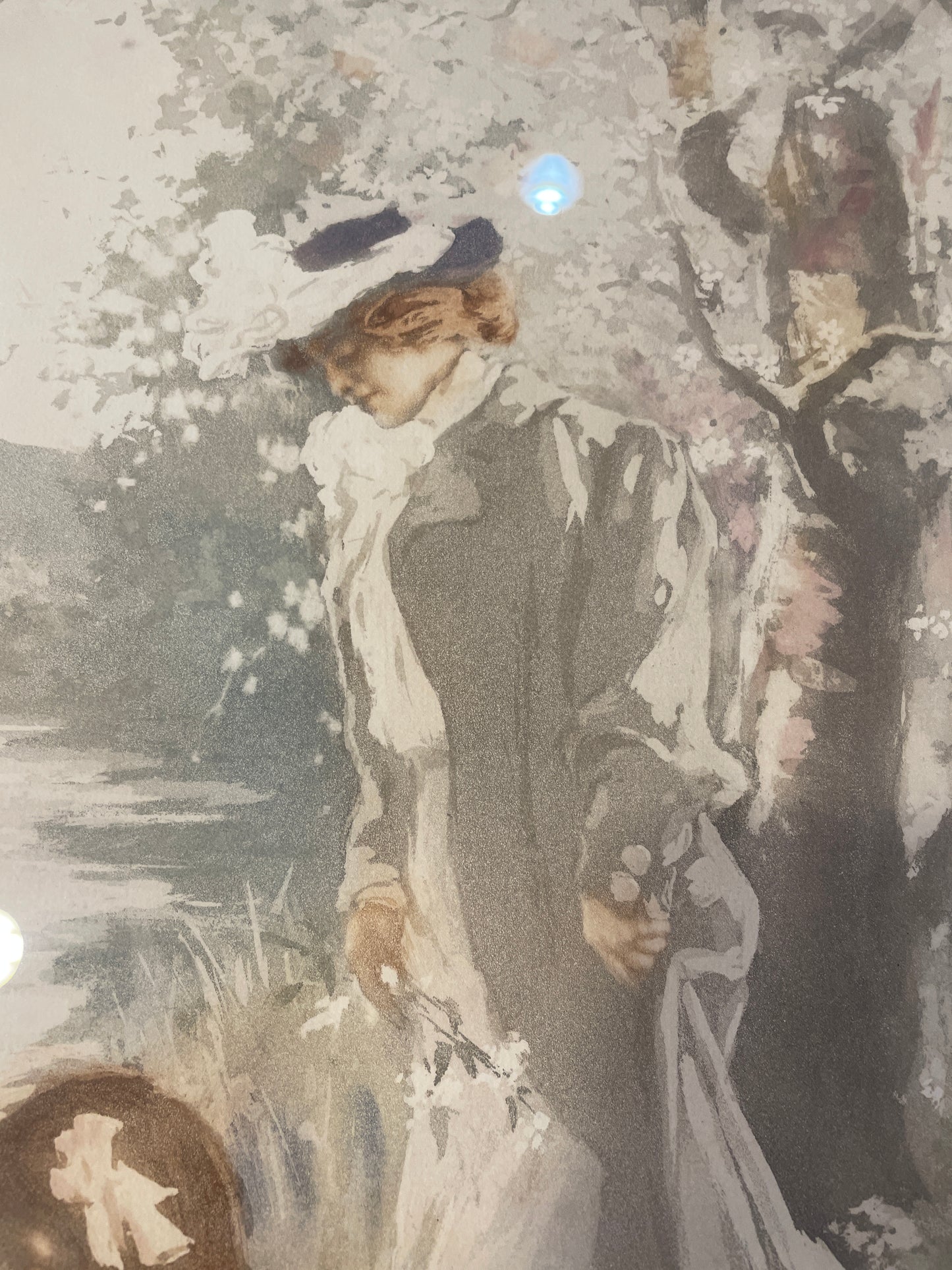 Manuel Robbe "Avril" Aquatint, AS IS (0HN006)