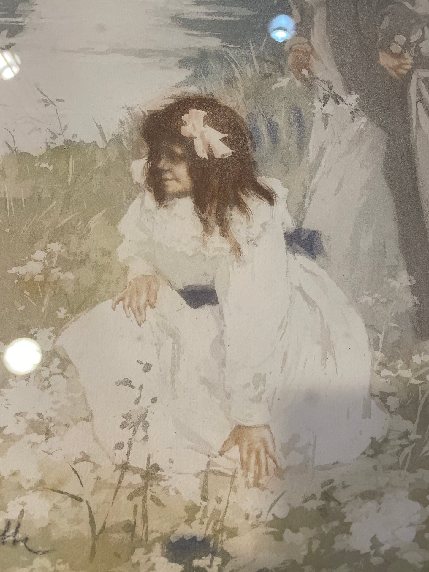 Manuel Robbe "Avril" Aquatint, AS IS (0HN006)