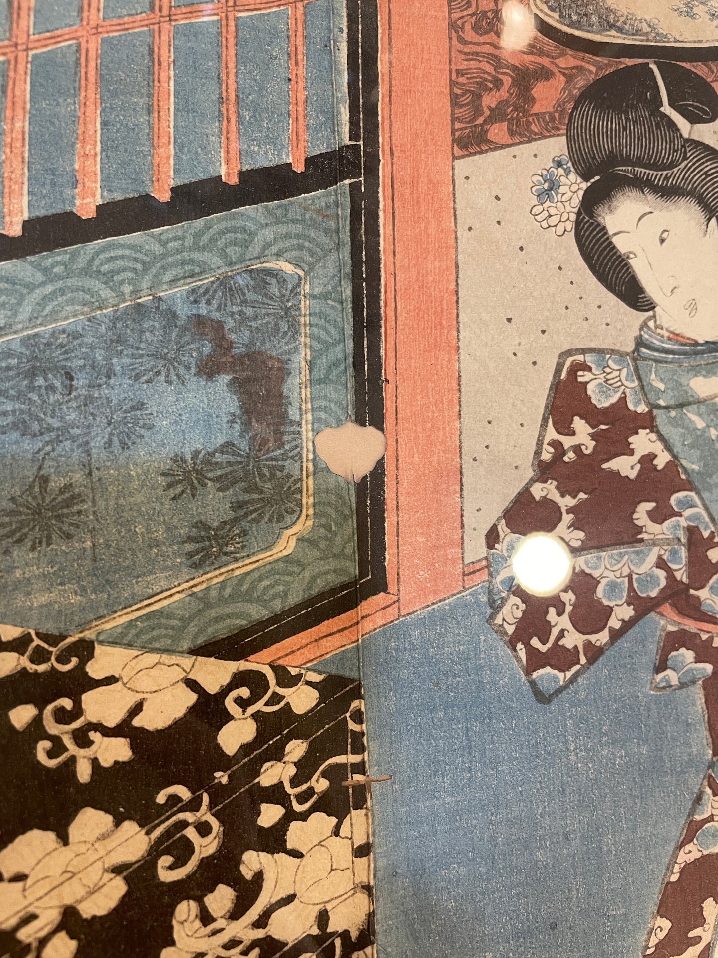 Utagawa Kunisada Japanese Block Print, stamped in lower right, AS IS (0A5007)