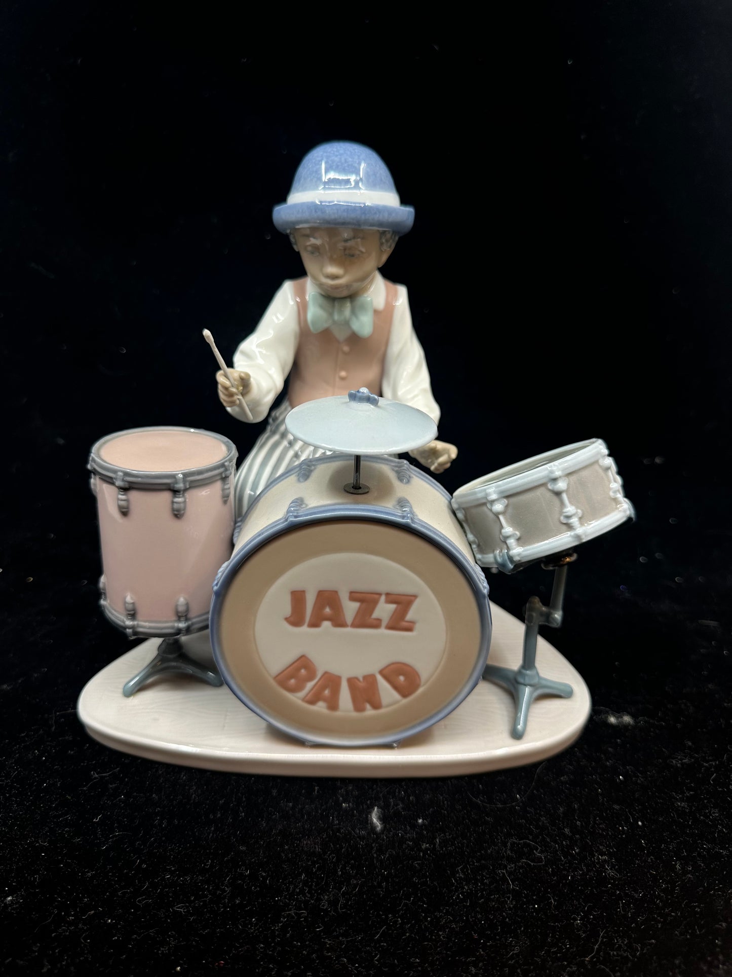 Lladro Jazz Drums Figurine #5929 AS IS Black Legacy Collection (61VYVH)